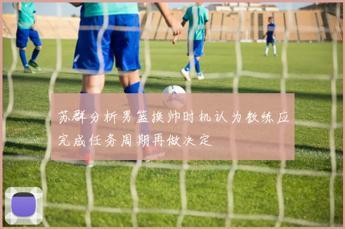 苏群分析男篮换帅时机认为教练应完成任务周期再做决定